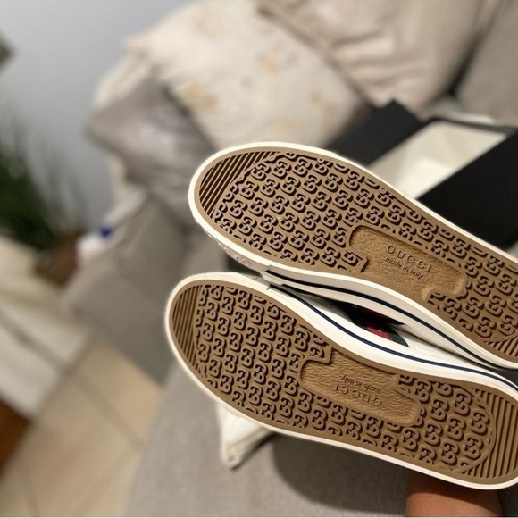 Gucci Tennis Shoes Low White Mini GG W (SIZE 10) - Brand New In Box - Picture 4 of 5